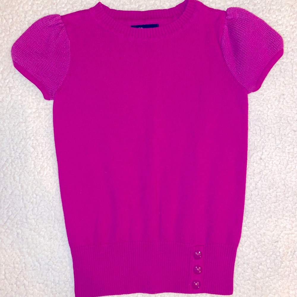 Magenta Gap Sweater